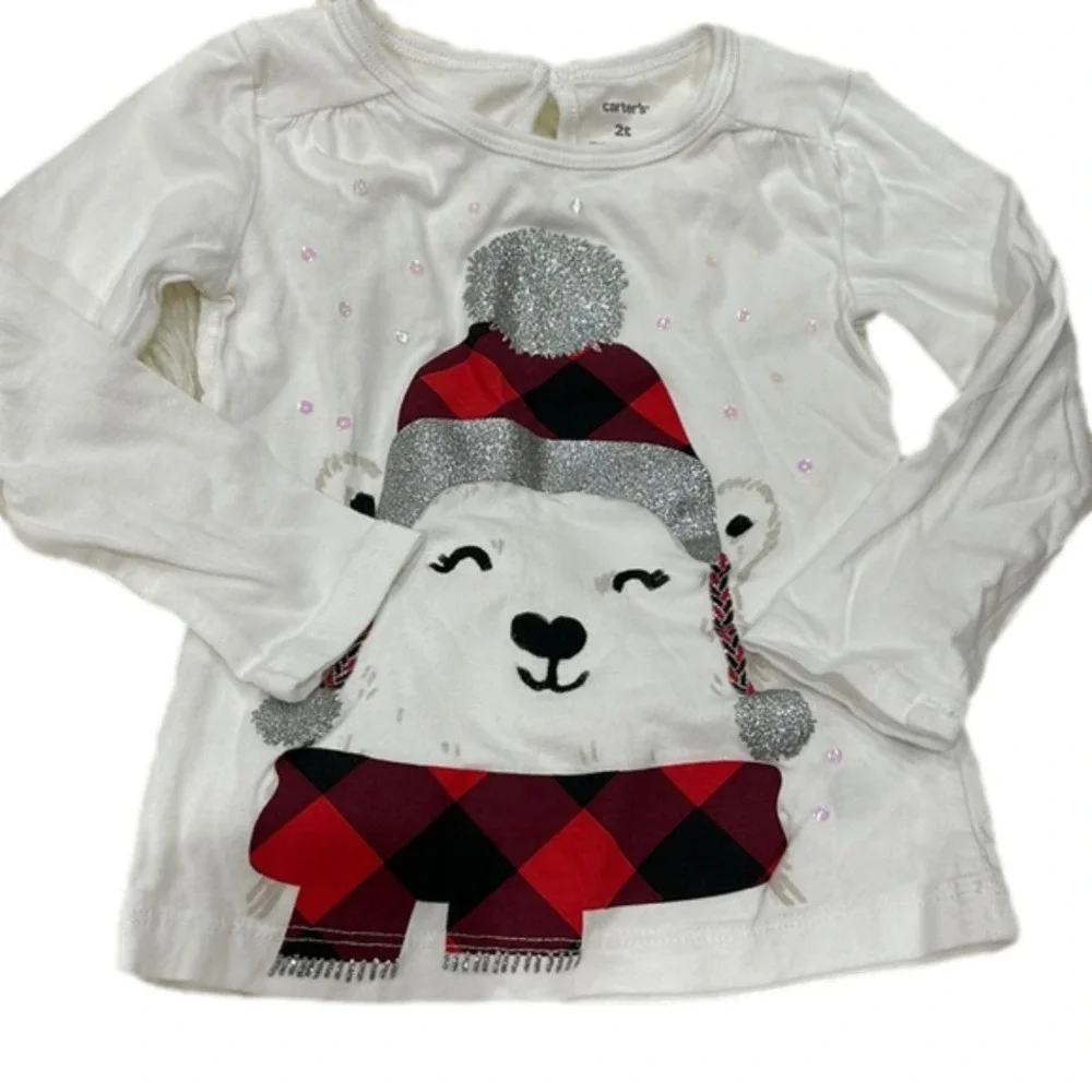 Carters 2 t girl top good condition